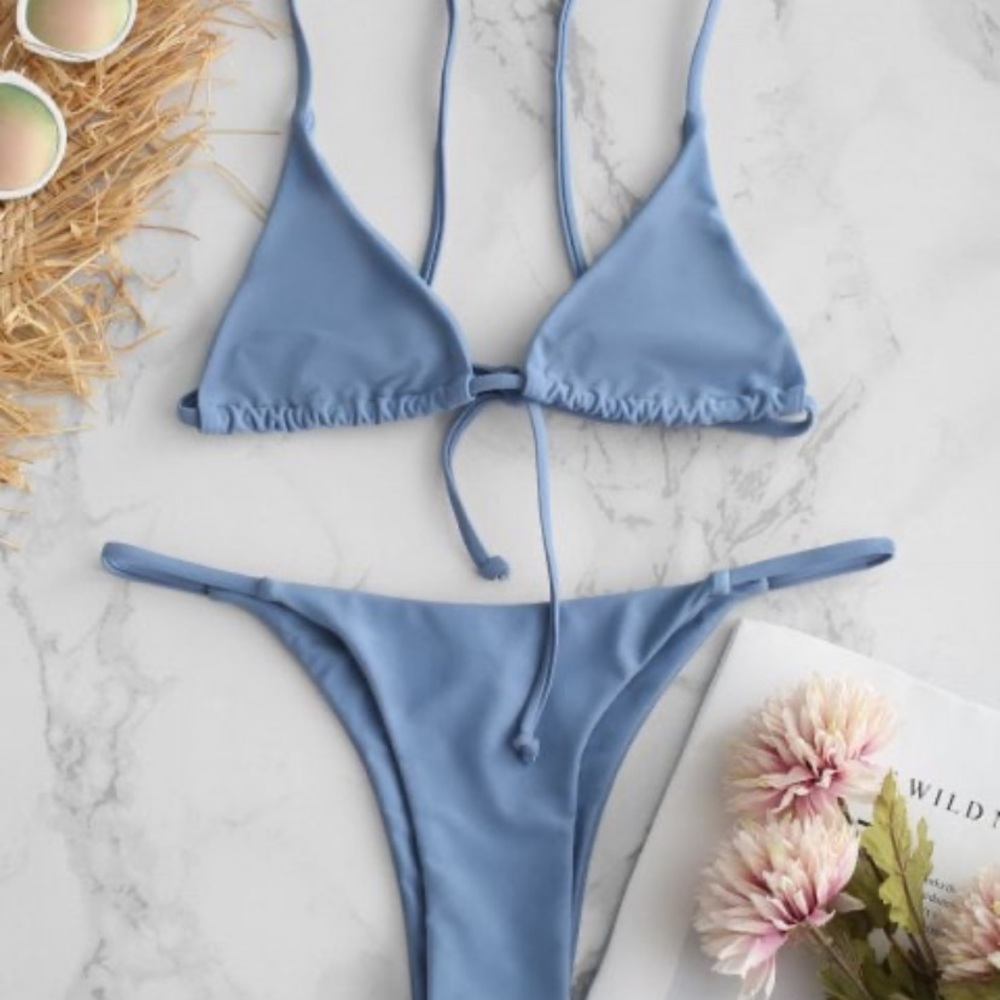 Blue Zaful Bikini